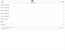 Tablet Screenshot of fabricpalette.com